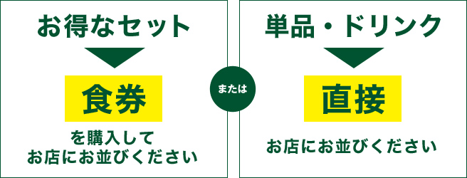ごお得なセット | 単品・ドリンク