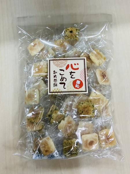創大煎餅「心をこめて」