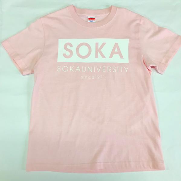 Tシャツ(ボックスロゴ)ピンク